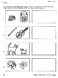 Preschool Analogy Worksheets