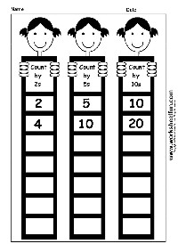 Skip Counting by 10 Worksheets