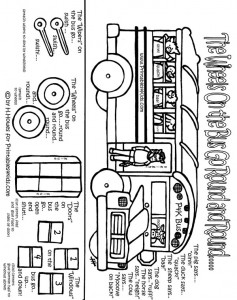wheels on the bus coloring pages - photo #19