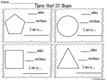 2D Shapes Sides and Vertices