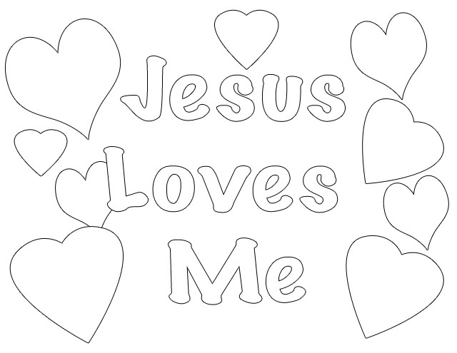 Christian Jesus Coloring Pages Printable