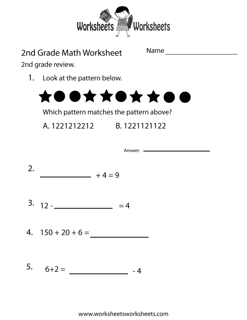  2nd Grade Math Worksheets