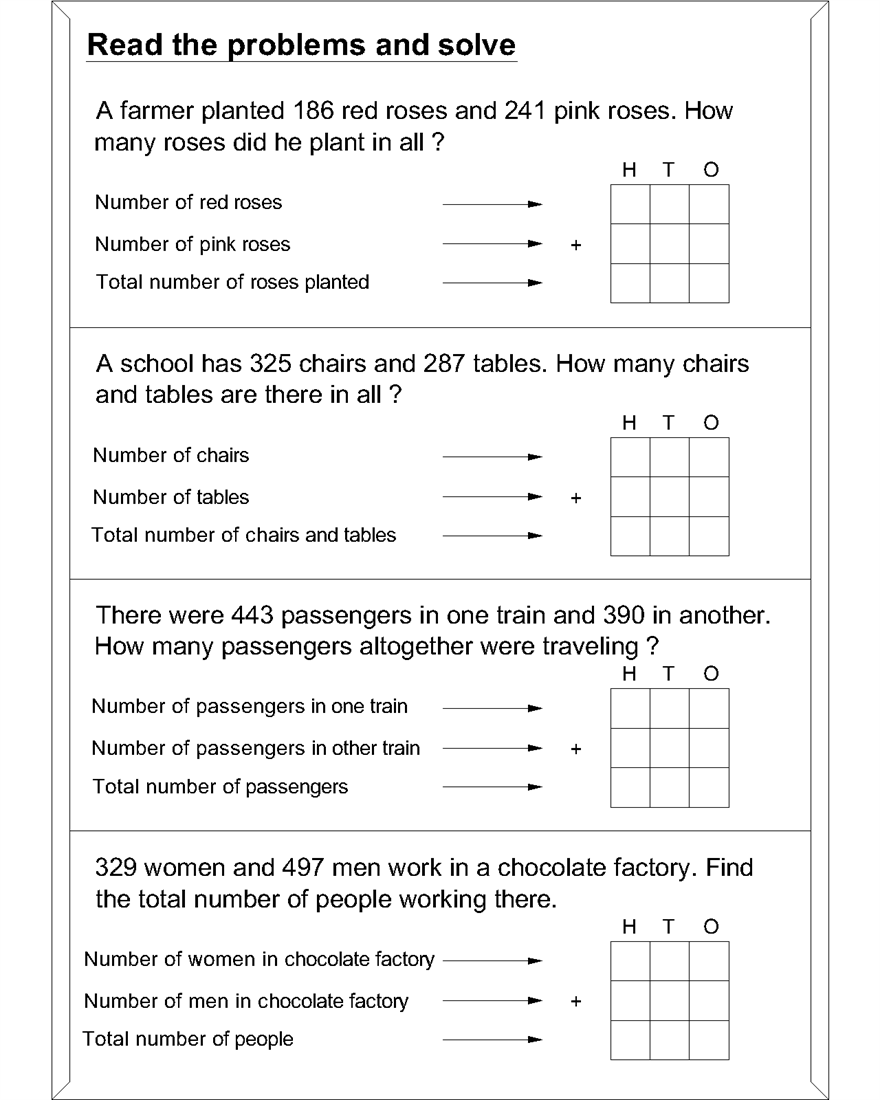 12 Best Images of Partial Products Worksheets - Math Word Problem