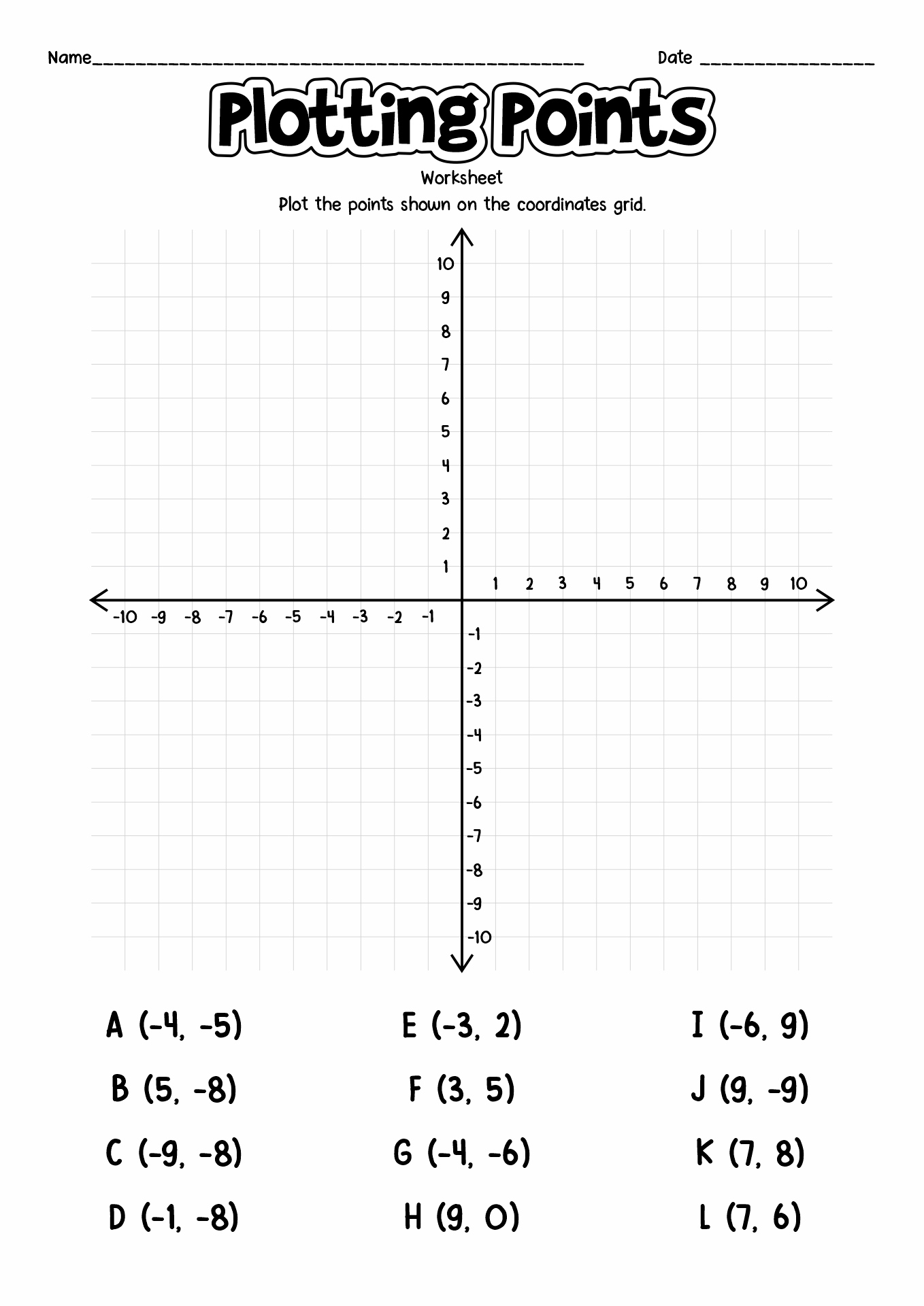 16 Best Images of Coordinate Plane Worksheets Spongebob  Olaf Graphing Coordinate Plane 