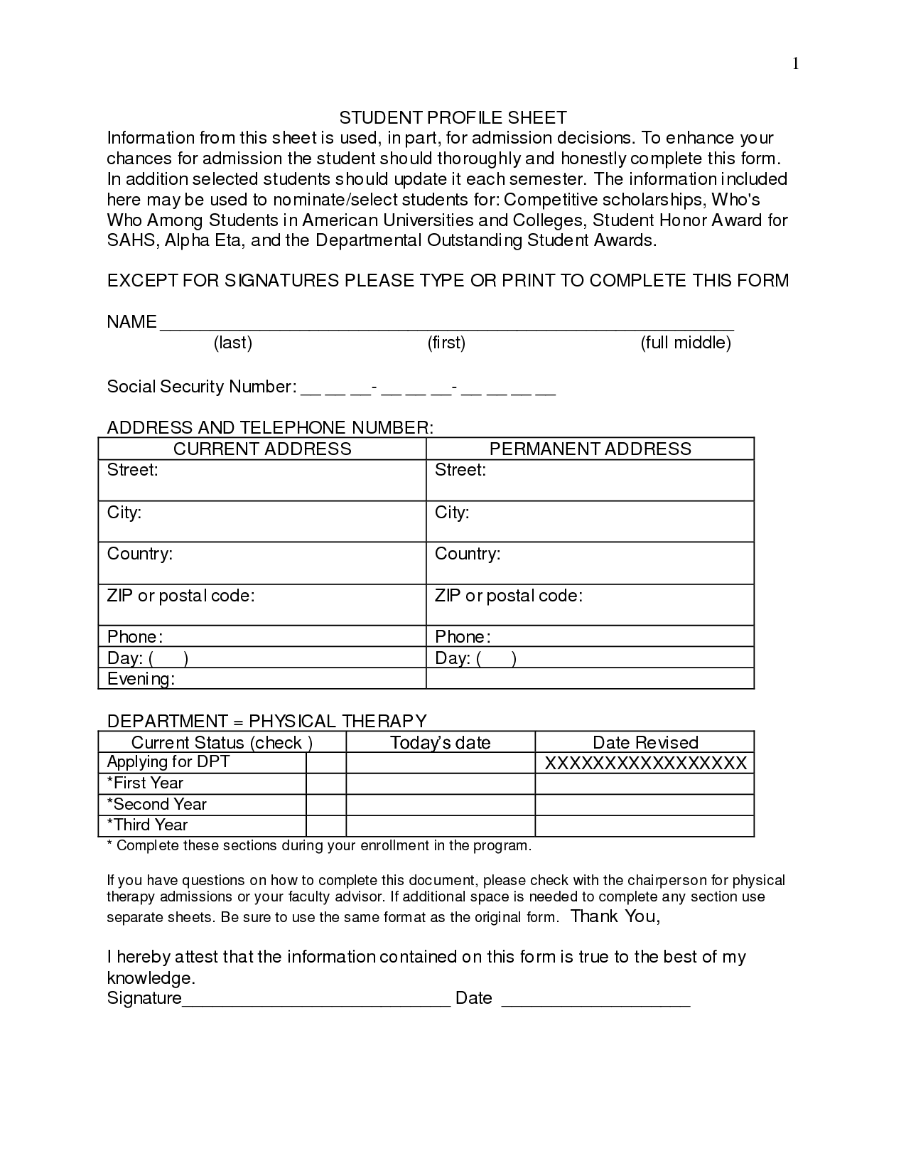 You tutor students from all over the world via skype. Personal Job Profile For Student : 13 Best Images of Student Profile Worksheet - First Day of ...