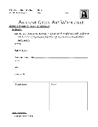 Ancient Greece Activity Worksheets Printables