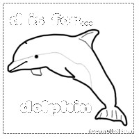Dolphin Coloring Pages Printable