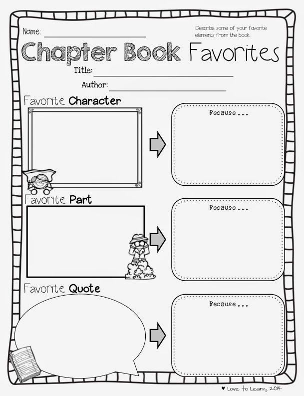 Chapter Book Reading Comprehension