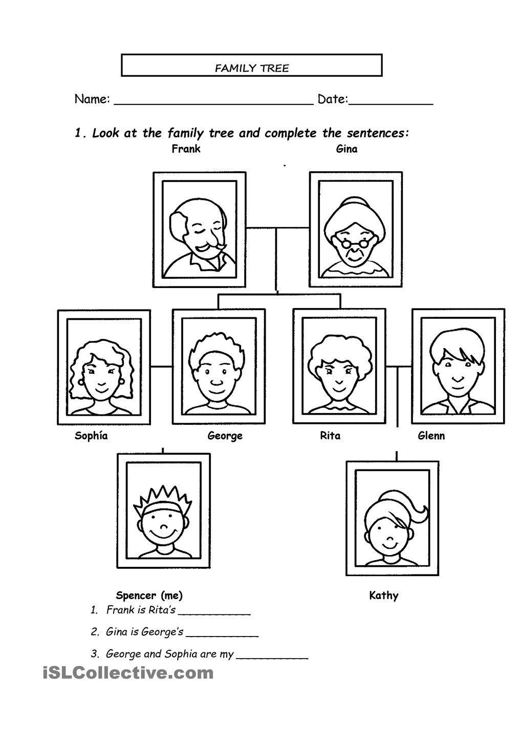 12 Best Images of Spanish Family Vocabulary Worksheet - Spanish Words