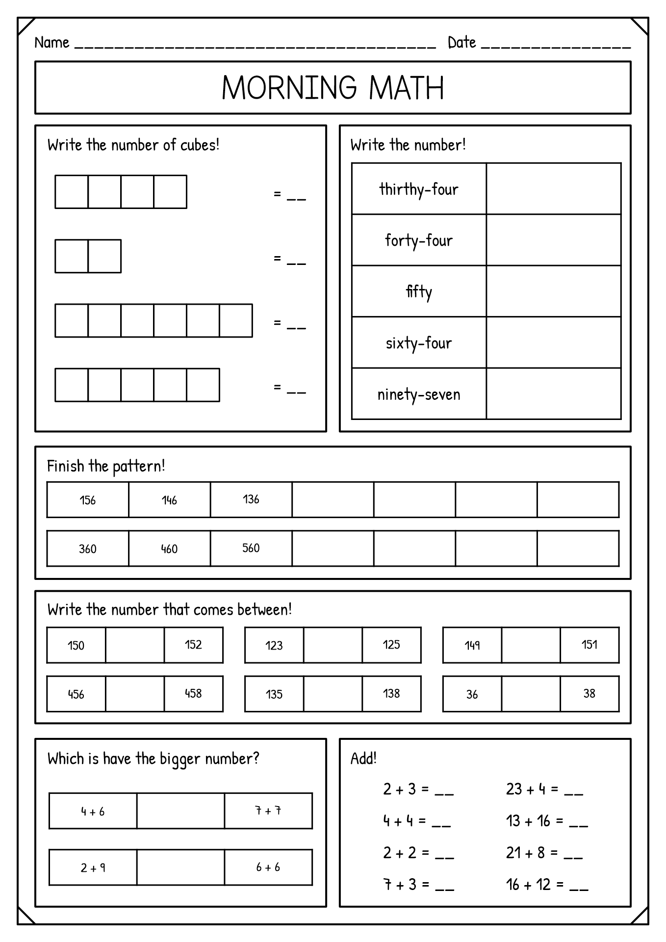 13 Best Images of Morning Work Worksheets For Kindergarten - Christmas