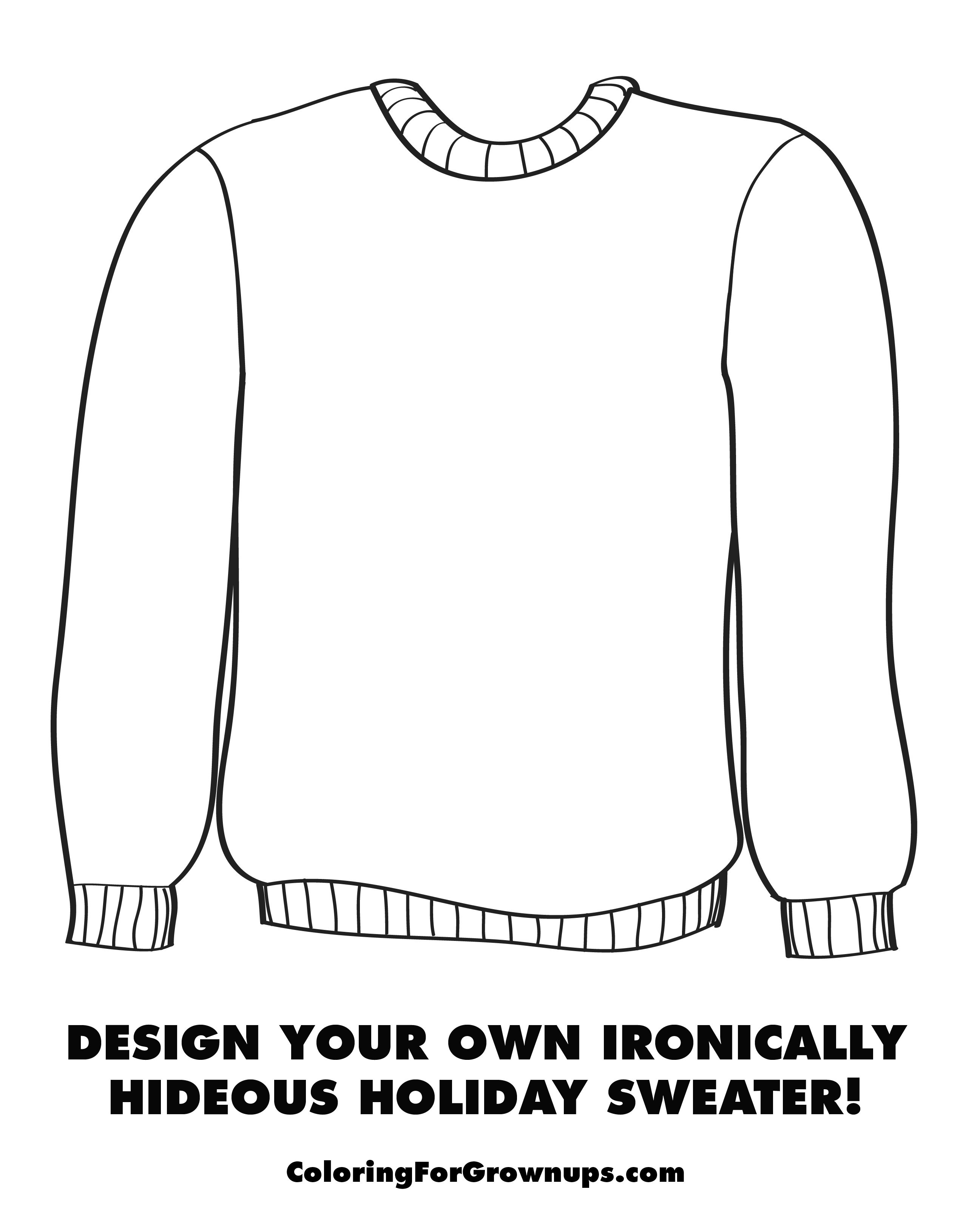 14 Best Images of Design Your Own Sweater Worksheet Design Your Own