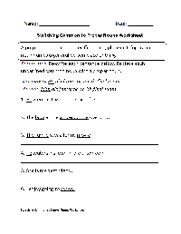 Common and Proper Noun Worksheet Middle School