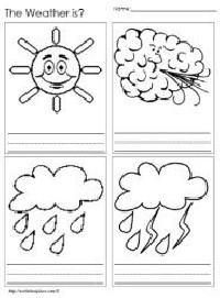 Kindergarten Weather Activities Worksheets