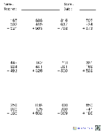 Math Addition Worksheets