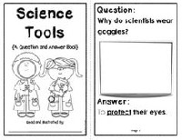 Science Tools Worksheet Kindergarten