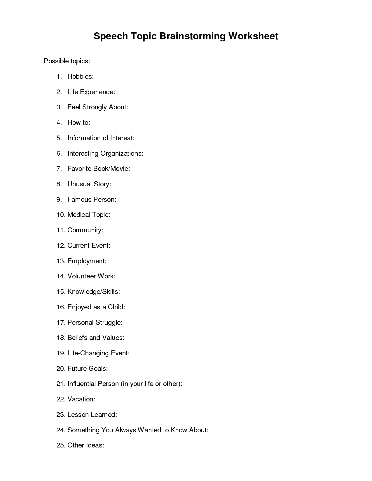 19 Best Images of Brainstorming Technology Worksheets - Topic