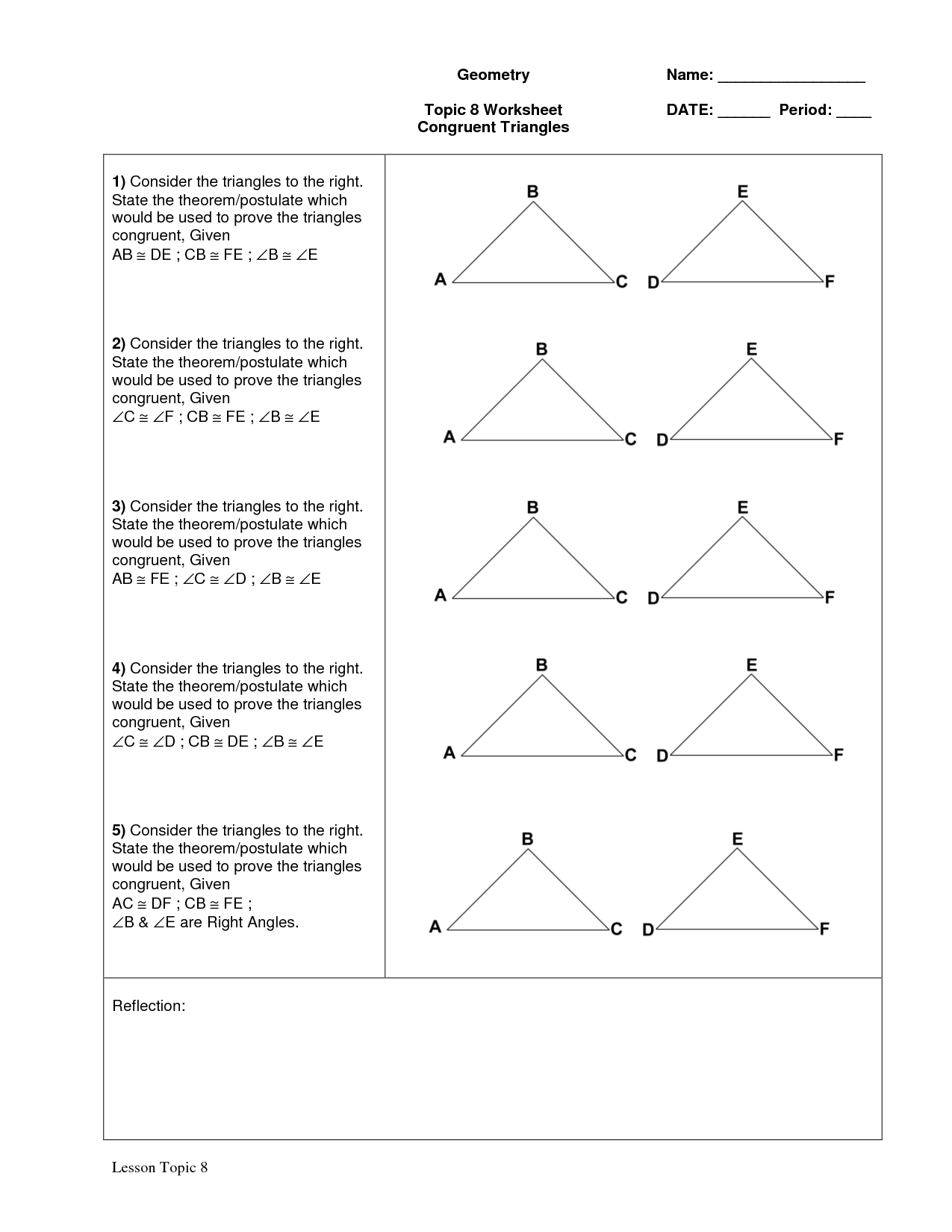 9 Best Images of Postulates And Theorems Worksheets - Points Lines and