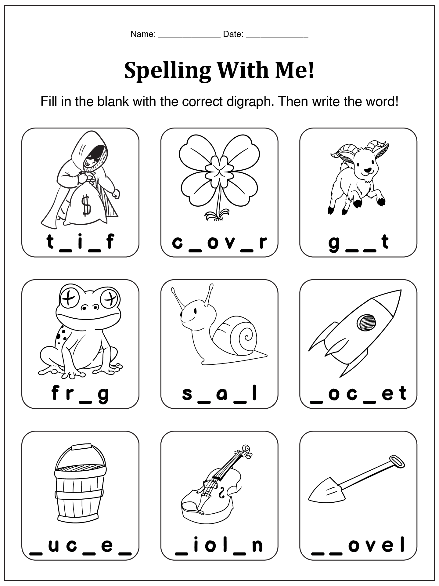 Farah Learning Fun First Grade Phonics Lesson Worksheets Free