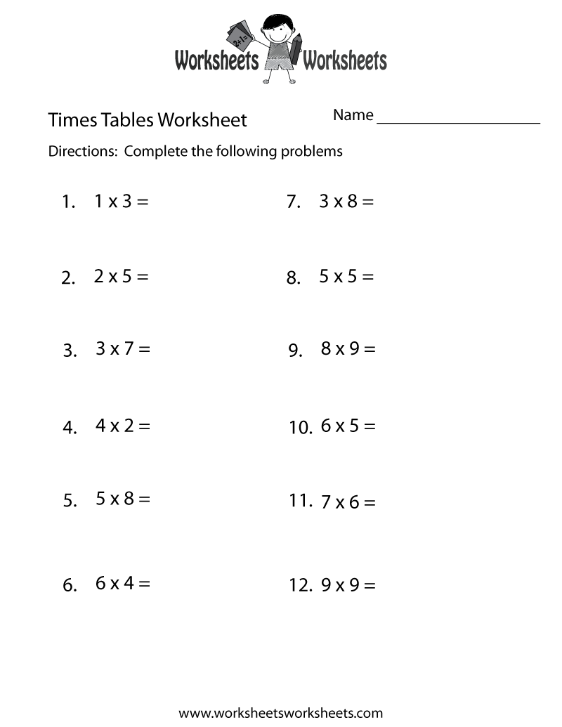Pre-Algebra Worksheets