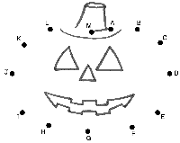 Halloween Pumpkin Connect the Dots Worksheets