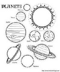 Page Solar System Coloring Worksheets