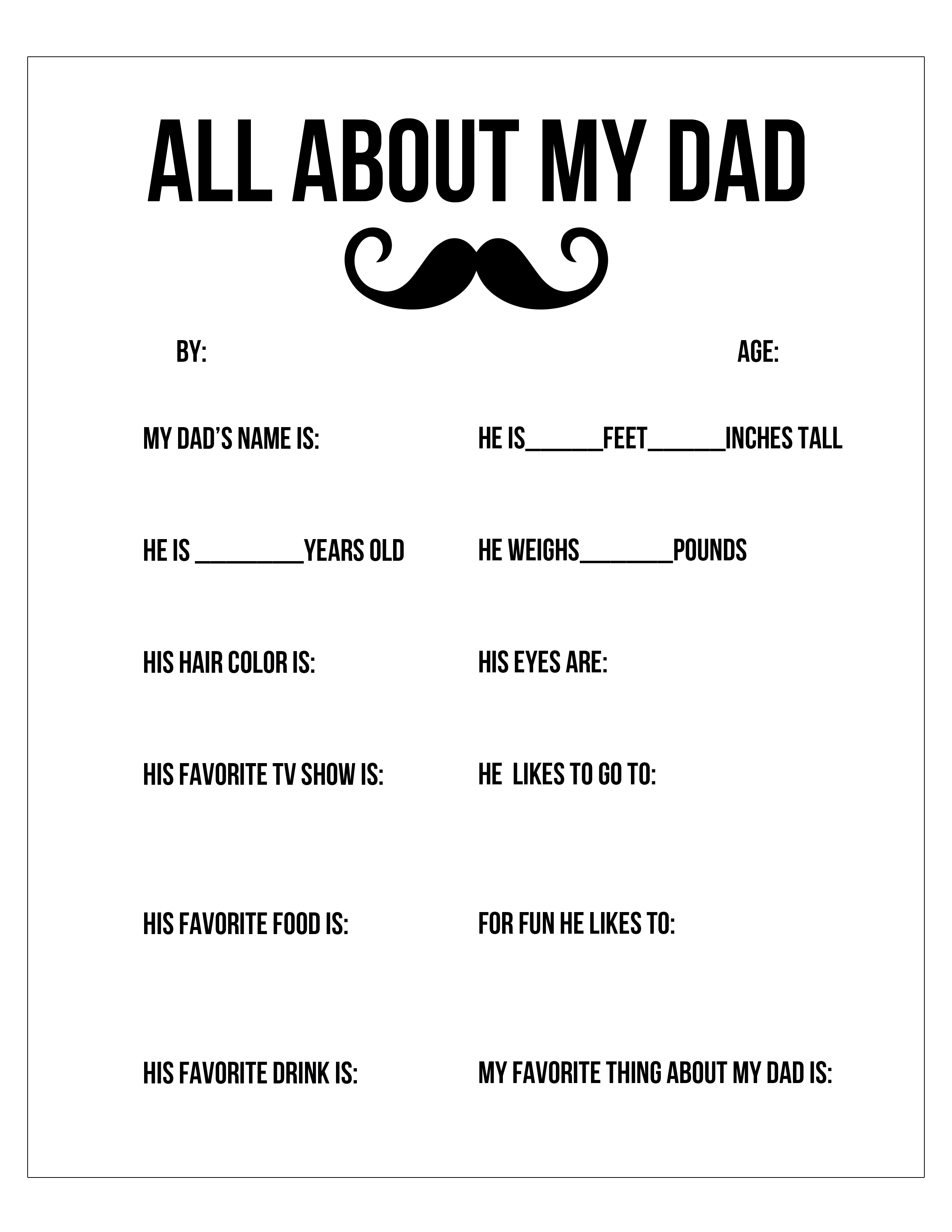 15 Best Images of All About Me Birthday Worksheet All About Me