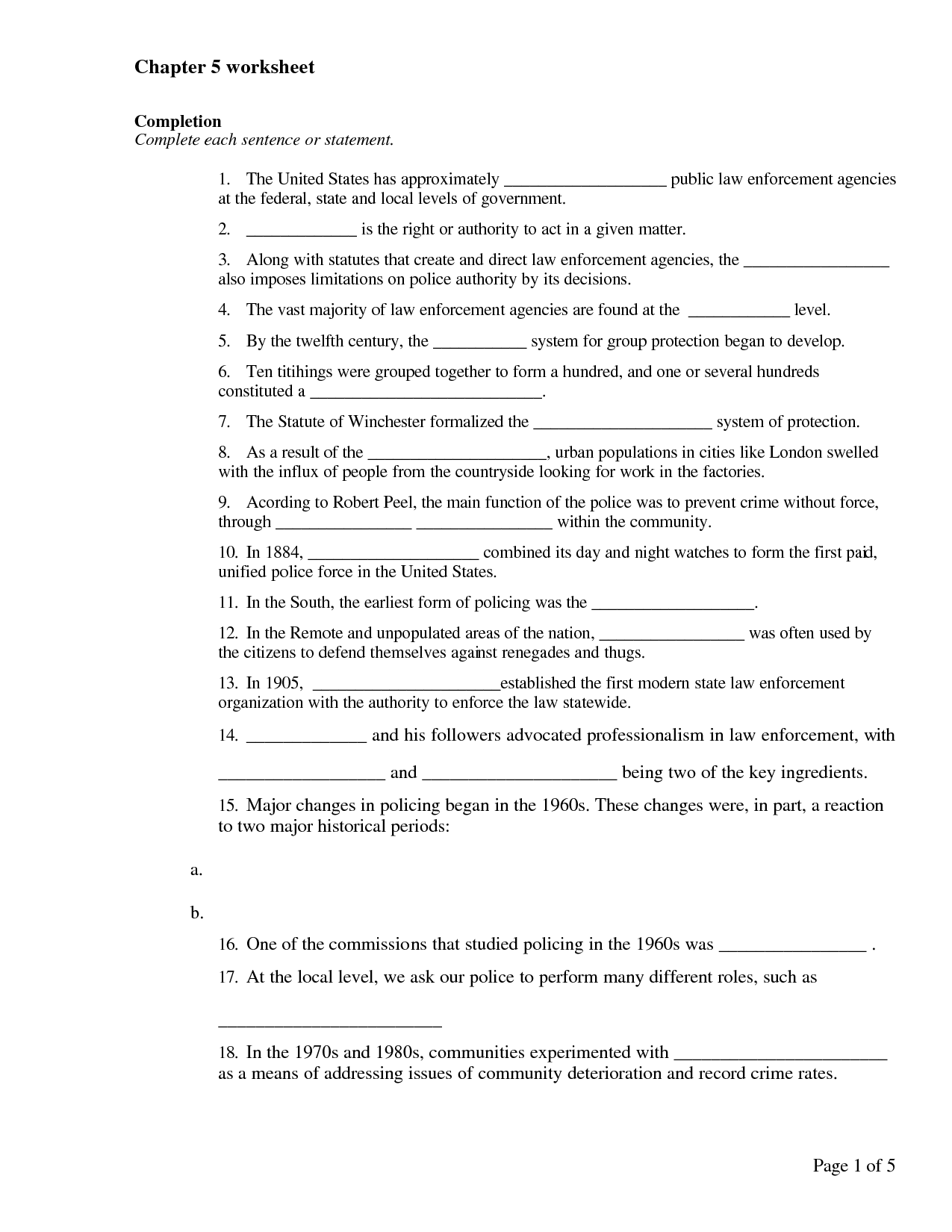 11 Best Images of Federal State And Local Government Worksheets 3