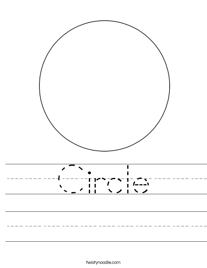 Circle Worksheets
