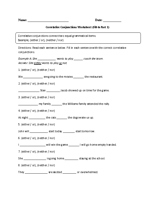 10-best-images-of-coordinating-conjunctions-worksheets-coordinating-and-subordinating