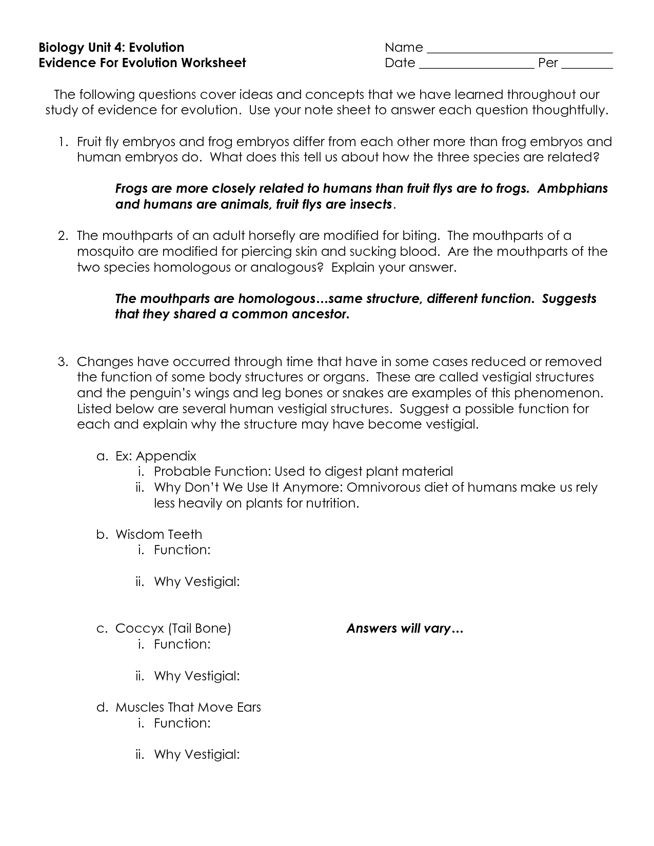 16 Best Images of Evidence Of Evolution Worksheet Answers Evidence of Evolution Worksheet 16 Best Images of Evidence Of Evolution Worksheet Answers Evidence of Evolution Worksheet