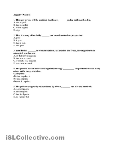 14-best-images-of-adverb-clause-worksheet-with-answer-independent-and