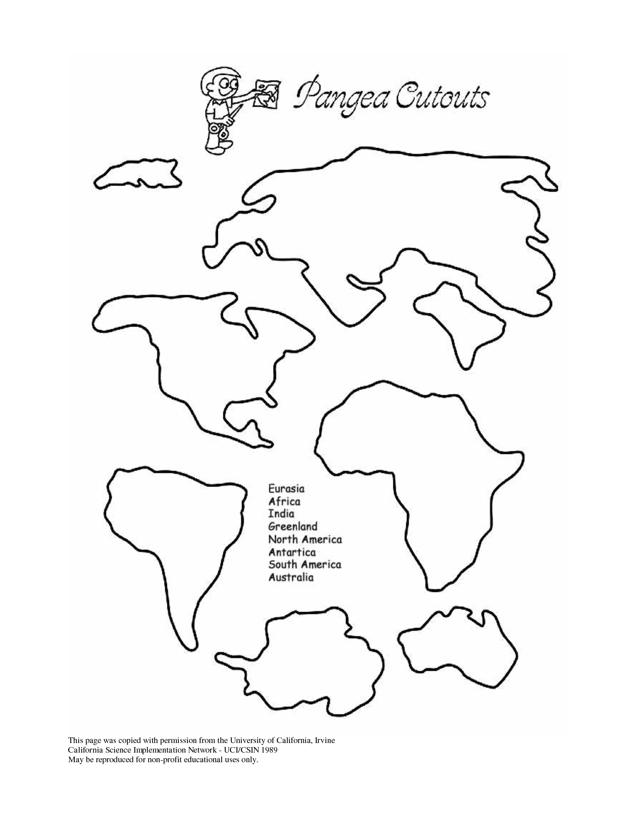 Pangea Cut Out Worksheet Answer Key