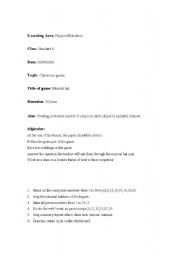 Physical Education Worksheets