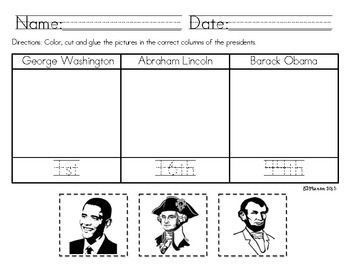 12 Best Images of Presidents Day Worksheets Printable - Presidents Day