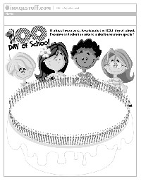 100th Day of School Worksheets Free