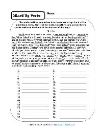 Being Verbs Worksheet for 5th Grade