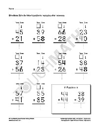 Double-Digit Addition without Regrouping