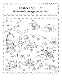 Easter Egg Hunt Sheet