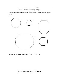 Printable Octagon Tracing Worksheet