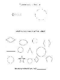 Shape Circle Worksheet