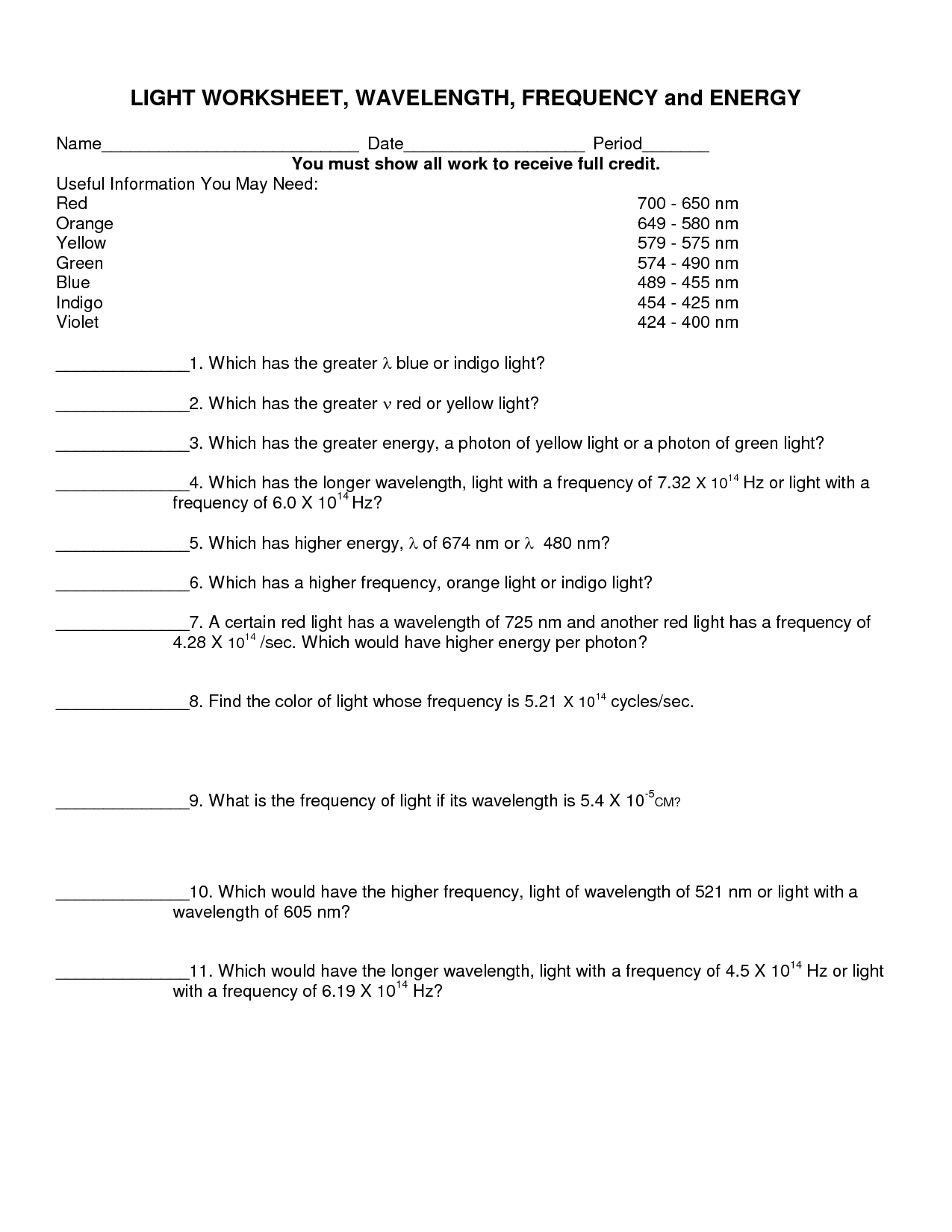 12-best-images-of-light-energy-worksheets-light-energy-wavelength-and