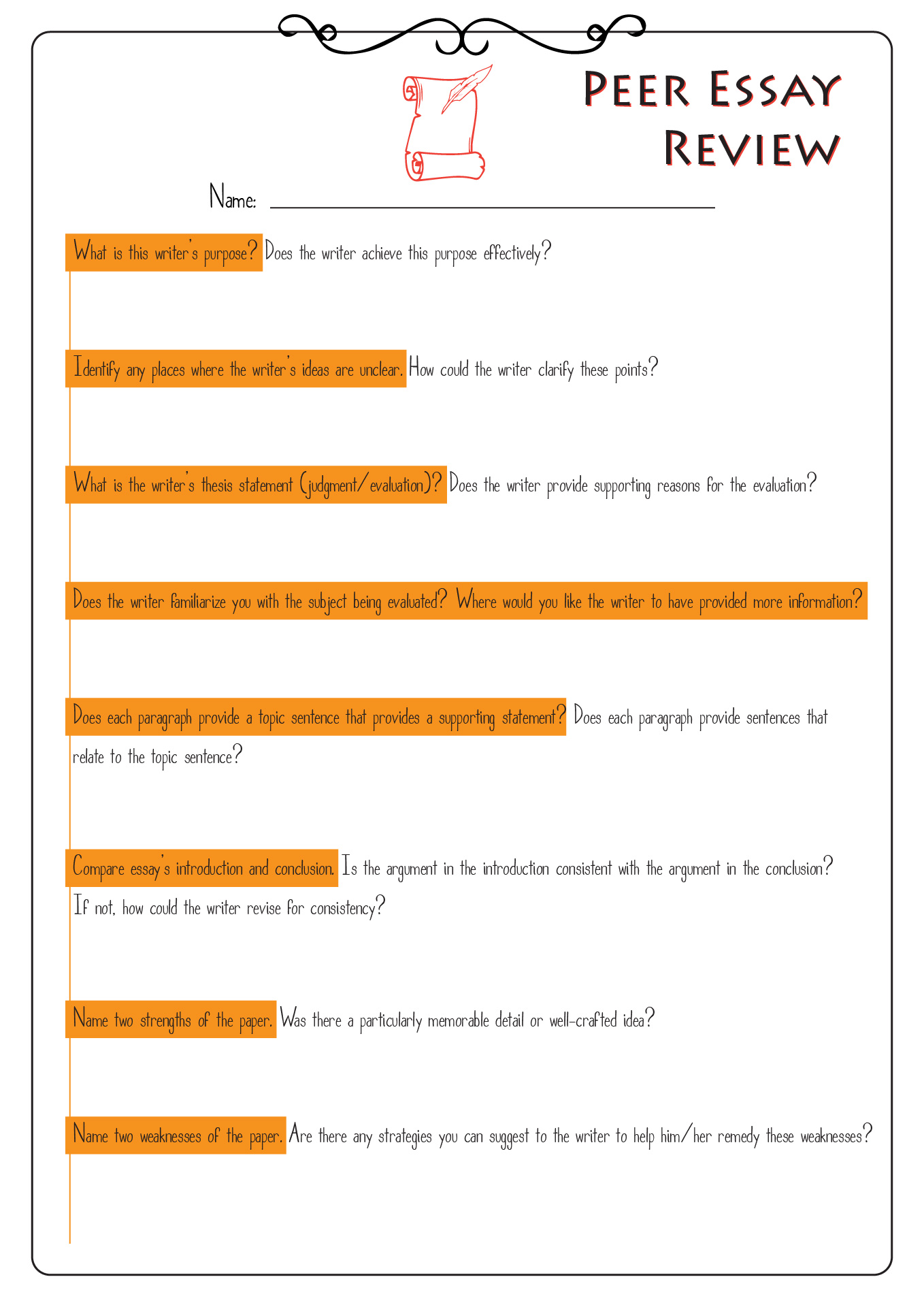 Writing expository essays worksheets