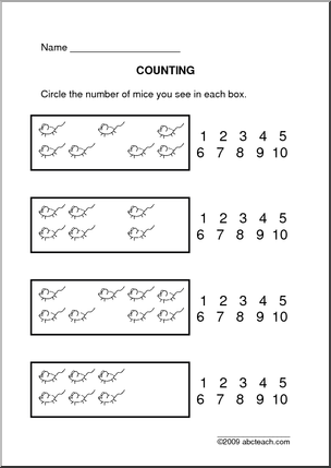 15 Best Images of Pre-K Math Worksheets Counting - Farm Animals