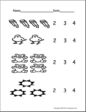 15 Best Images of PreK Math Worksheets Counting  Farm Animals Counting Worksheet, PreK