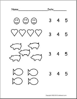 15 Best Images of PreK Math Worksheets Counting  Farm Animals