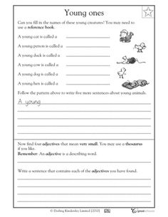 Reading Worksheets 3rd Grade Writing