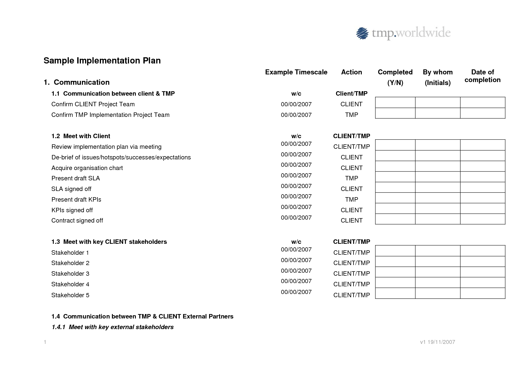 16 Best Images Of Action Plan Worksheet In Excel Printable Score