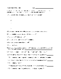 Amendments to the Constitution Worksheet Answers