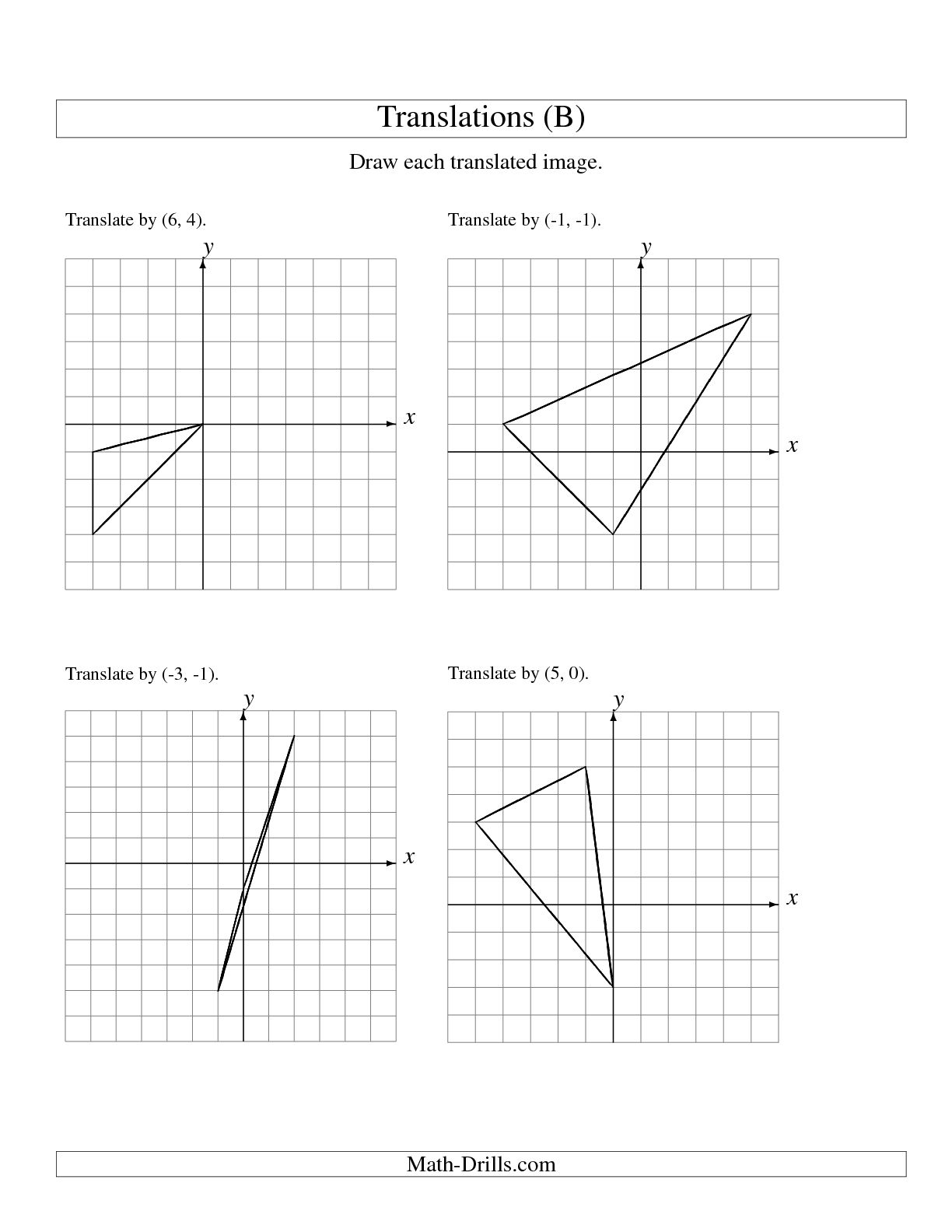 7 Best Images of Geometry Translations Worksheet - Geometry Translation