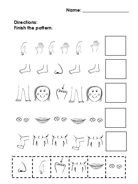 18 Best Images of ESOL Worksheets For Kindergarten - Body Parts